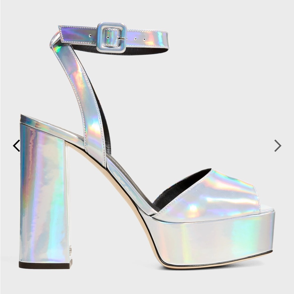 Giuseppe Zanotti
Metropolis Metallic Ankle-Strap Platform Sandals - Picture 6 of 15